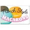 Signmission Macarons Banner Concession Stand Food Truck Single Sided B-96 Macarons19 - alternate 1